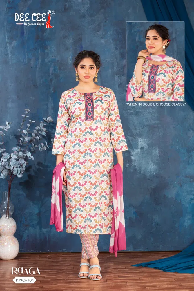 Raga By Deecee Capsule Printed Kurti With Bottom Dupatta Wholesale Shop In Surat